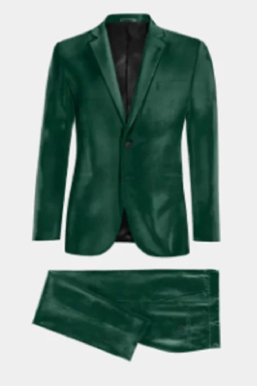 Green Velvet Suit Many Styles & Brands $99UP Olive Green ~ Sage Green Notch Label Velvet Suit Green Velvet Suits and Tuxedos