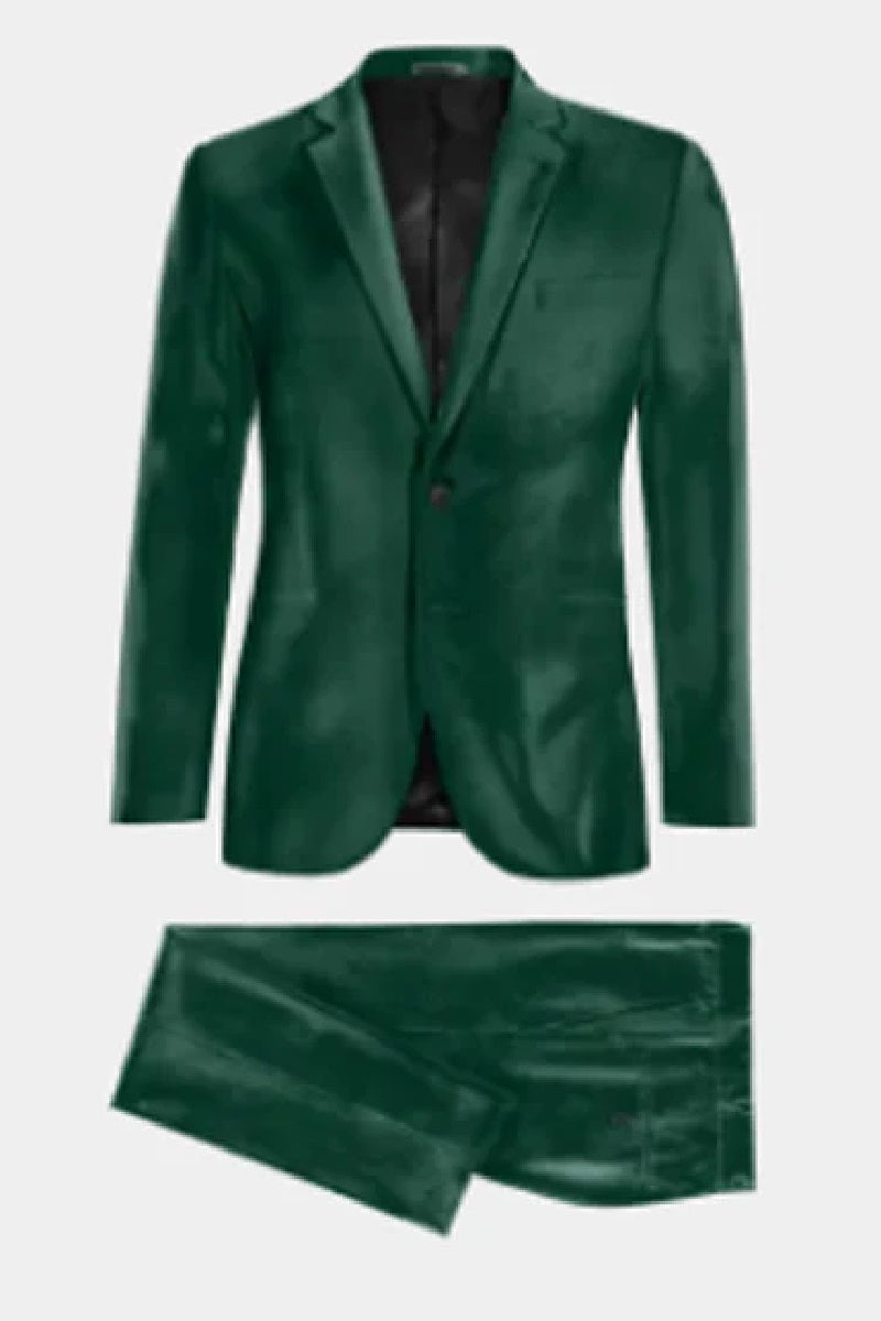 Green Velvet Suit Many Styles & Brands $99UP Olive Green ~ Sage Green Notch Label Velvet Suit Green Velvet Suits and Tuxedos - 38 Short Jacket+32 Waist Adjustable 28to34) (Height: 5'4"to5'7") (Neck 15-16.5)S-M)ggg