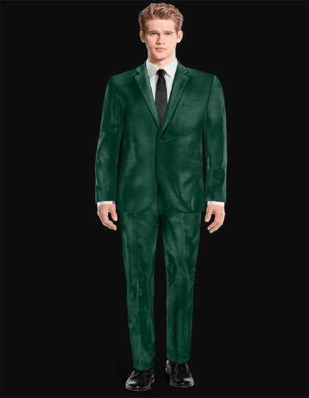Green Velvet Suit Many Styles & Brands $99UP Olive ~ Sage Green Velvet Suit With Vest