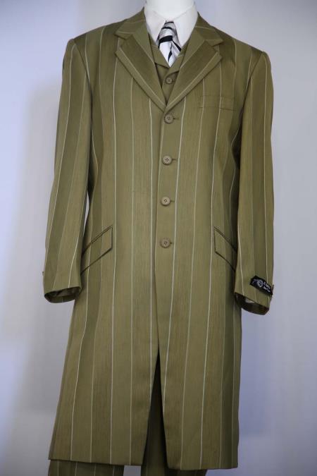 Men's Zoot Suit - 38 Short Jacket+32 Waist Adjustable 28to34)(Height: 5’4”to5’7”)(Neck 15-16.5)S-M)
