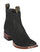 Black Men's Los Altos Boots Nobuk Charro Botines Handcrafted