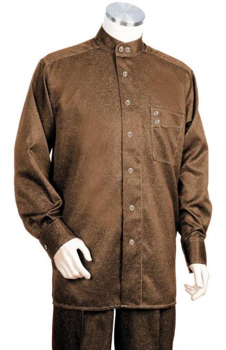 Brown Imported Long Sleeve Walking Suits - S Or Small