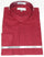 Burgundy Mandarin Long Sleeve Dress Shirt