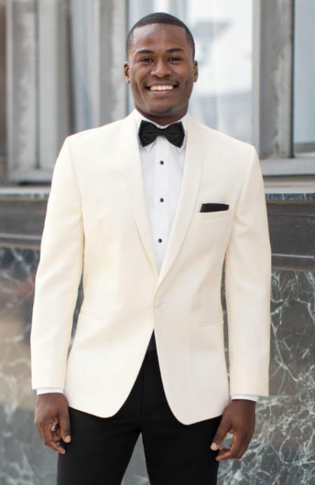 Mens Quinceanera Tuxedo-New Designer Collection - Ivory