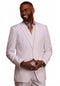 Mens Summer Linen suit - White Linen  Suit For Man Side Vented Modern Fit Notch Lapel