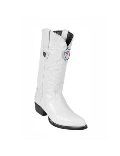 Men’s White Western Cowboy Boots - Genuine Leather - Handcrafted Rodeo Style