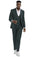 Mens Suits With Gold Buttons - Hunter Green