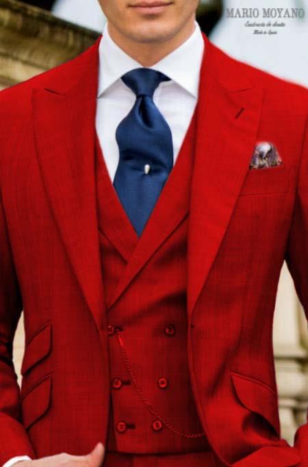 Call If Not Text Or Whatsup 3104300939 To Setup The Group - Call: 3104300939 Red Suit With Double Breasted Vest Grooms And Groomsmen Suit - 38 Short Jacket+32 Waist Adjustable 28to34)(Height: 5â€™4â€to5â€™7â€)(Neck 15-16.5)S-M)