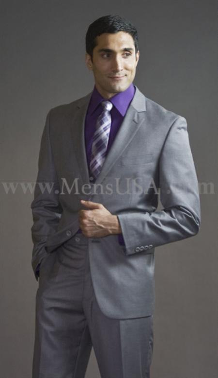Trajes Gris Para Hombre - 34 Short or Extra Small
