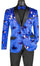 Mens Blazer - Paisley Sport Coat - Royal Prom 2025 Tuxedo Dinner Jacket Blazer