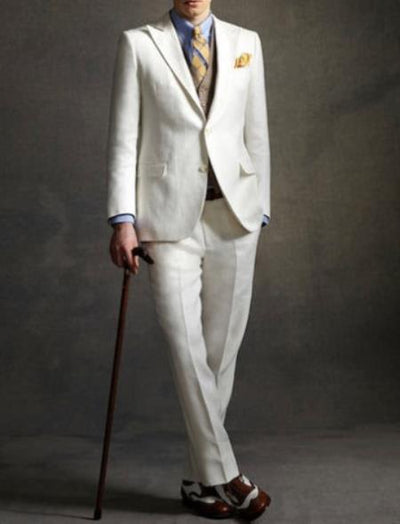 Mens Great Gatsby Costume - Great Gatsby Suit - Gatsby Clothes (Vest + Pants + Suit Shirt Tie Package)