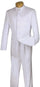 Wedding Groom Suit - Prom 2026 Tuxedo Suit - No Collar Weddig Tuxedo - White