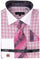 Mens Pink Check Dress Shirt