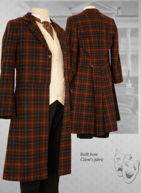 Prince Albert Coat Multi-color - Coat Size 38