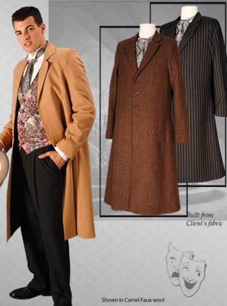 Prince Albert Coat Khaki - Coat Size 38