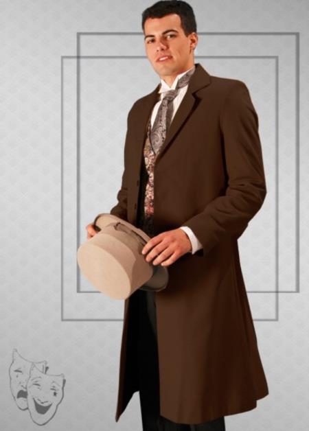 Prince Albert Coat Brown - Coat Size 38