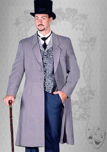 Prince Albert Coat Gray - Coat Size 38