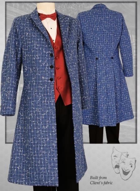 Prince Albert Coat Royal Blue - Coat Size 38