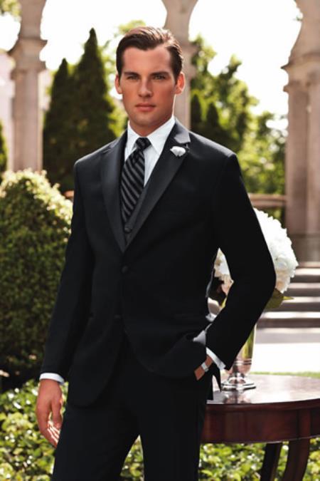 Extra Long Tuxedo Big And Tall Tuxedo Mix And Match Suits Black Cristal Big And Tall Two Button Tuxe - 38 Short Jacket+32 Waist Adjustable 28to34)(Height: 5’4”to5’7”)(Neck 15-16.5)S-M)