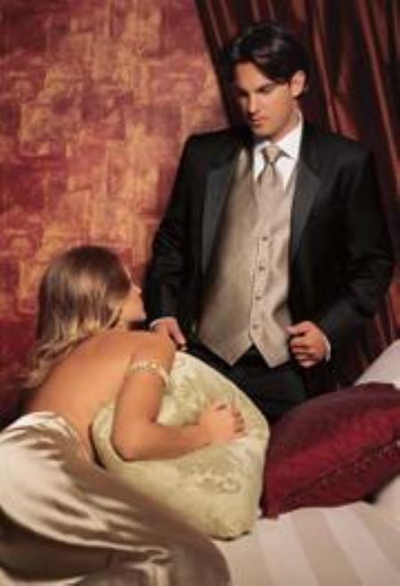 Extra Long Tuxedo Big And Tall Tuxedo Mens Jacket With Wool 2 Button Notch Tuxedo Black - Small 14.5” Neck / 32-33” Sleeve