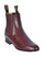Deerskin Cowboy Boots - Burgundy Deerskin Boots - Deer Boots - Deer Skin Boots