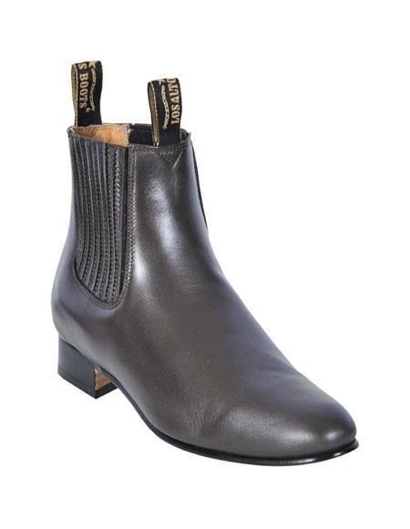 Deerskin Cowboy Boots - Dark Brown Deerskin Boots - Deer Boots - Deer Skin Boots - 6EE