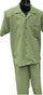 Mens Walking Suit - Big and Tall Casual Suit - Sage Suit Up to 6XL Pants