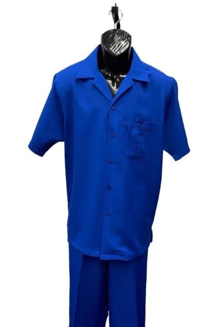 Big and Tall Walking Suit Blue - XXXXL or 4XL