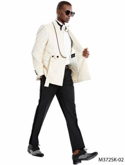Paisley Sportcoat - Wedding Tuxedo Suit - Prom 2026 Champagne Blazer