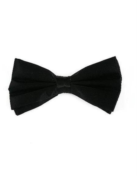 Mens Formal - Wedding Bowtie - Prom 2026 Black Bowtie - One Size Fits All