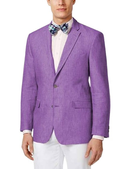 Mens Linen Blazer - Lavender Linen Sport Coat - Summer Blazer - 38 Regular