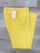 Linen Flat Front Pants Yellow