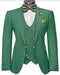 Emerald Green And Tuxedo Suit