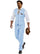 Groomsmen Summer Beach Prom 2026 Blue Vest and Pants Set