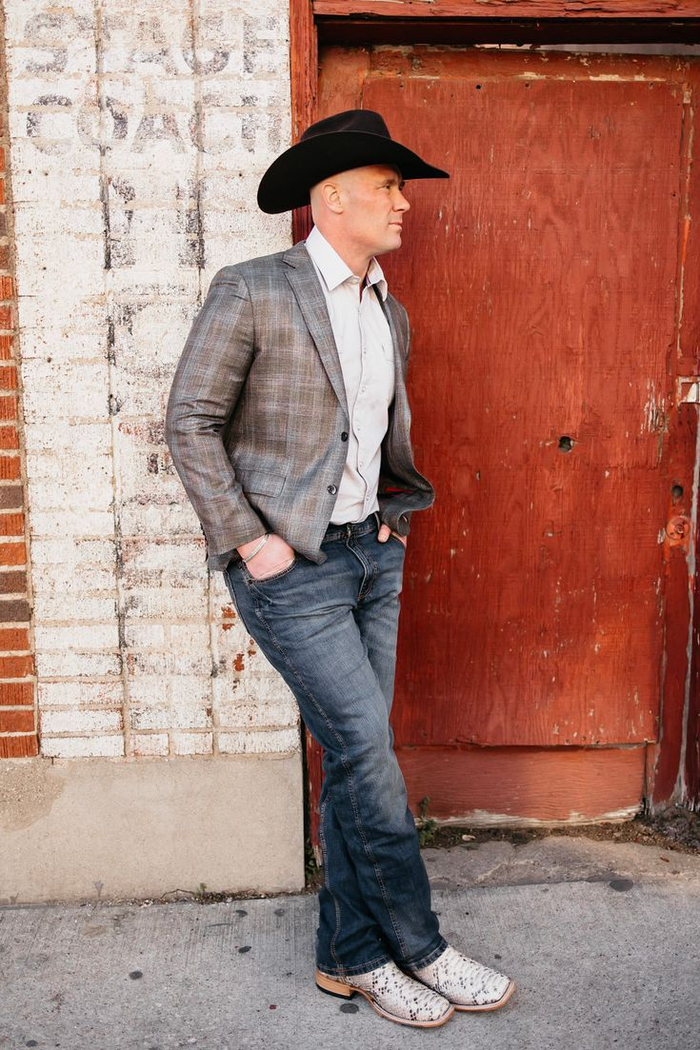 Plaid Cowboy Blazer for Men Western Style with Rustic Elegance