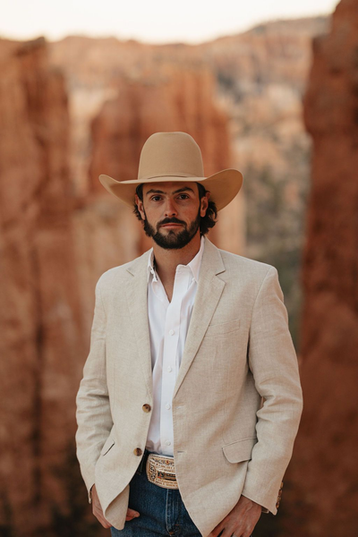 Casual Cowboy Blazer for Men Western Style with Rustic Charm