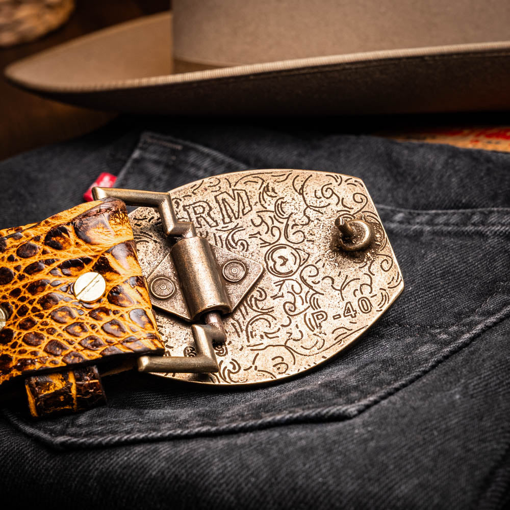 Marco Di Milano Iowa Belt Mustard Brown - 36