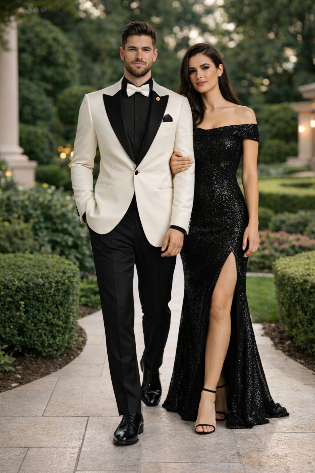 Ivory Formal Suit for Men – Stylish Church and Celebration Outfit - 40