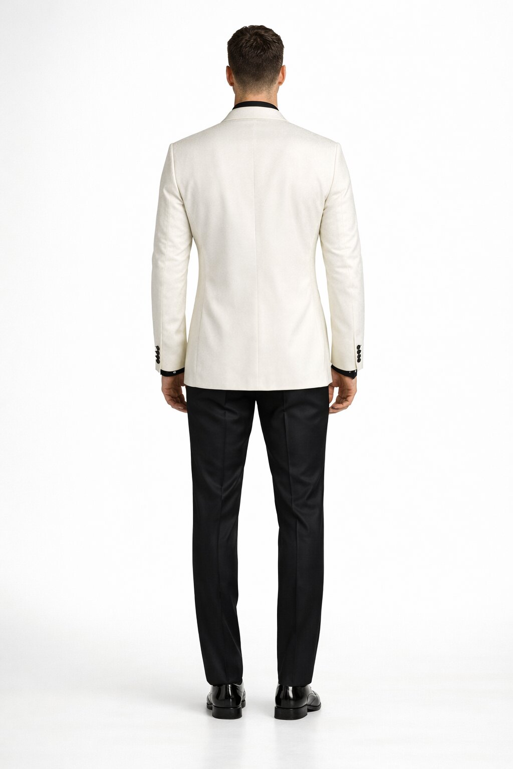 Ivory Formal Suit for Men – Stylish Church and Celebration Outfit - 40