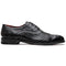 Marco Di Milano John Woven Caiman Crocodile Oxfords Black