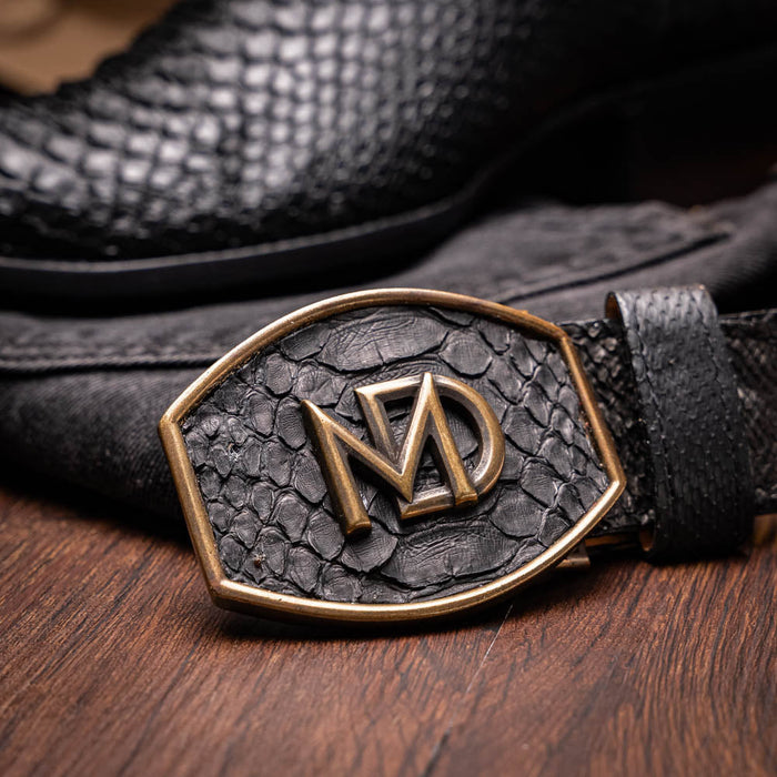 Marco_Di_Milano Kansas Black Luxury Leather Shoe