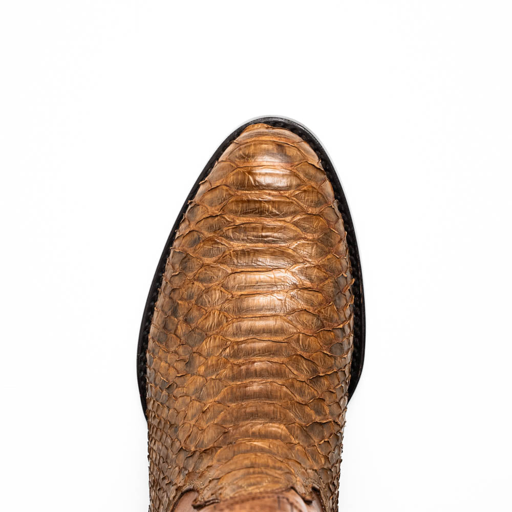 Marco Di Milano Kansas Cognac Round Toe Cowboy Boots - 7