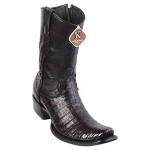 Men's King Exotic Caiman Belly Dubai Style Short Boots 479B82 - 6