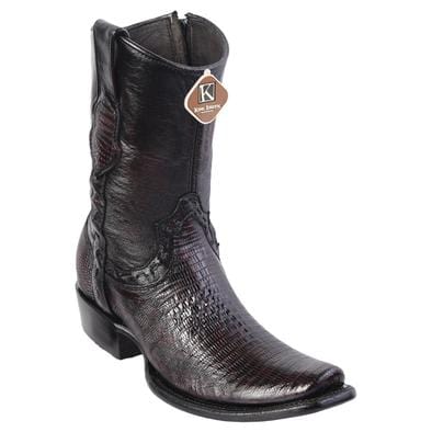 Men's King Exotic Original Lizard Skin Dubai Style Short Boots 479B07 - 6