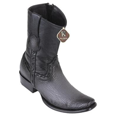 Men's King Exotic Original Shark Skin Dubai Style Short Boots 479B09 - 6