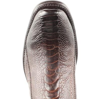 Men's King Exotic Original Ostrich Leg Skin Dubai Style Short Boots 479B05 - 6