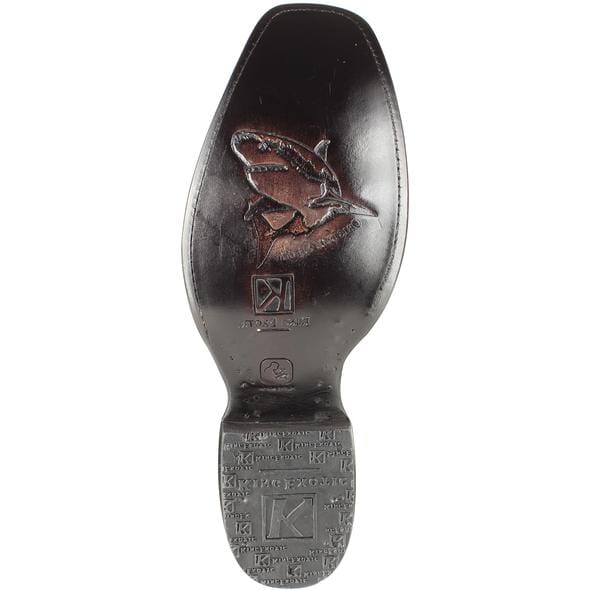 Men's King Exotic Original Shark Skin Dubai Style Short Boots 479B09 - 6