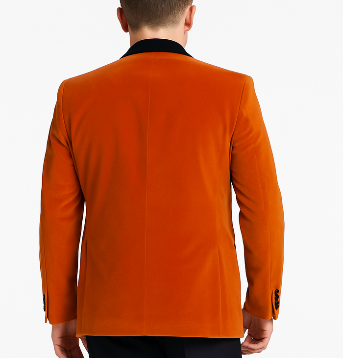 KINGSMAN EGGSY'S RIMMED COTTON-VELVET TUXEDO JACKET
