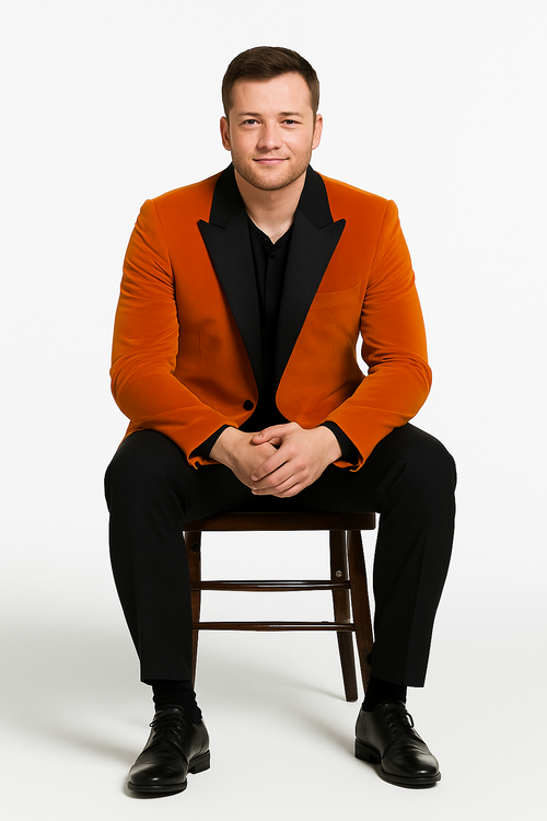 KINGSMAN EGGSY'S RIMMED COTTON-VELVET TUXEDO JACKET