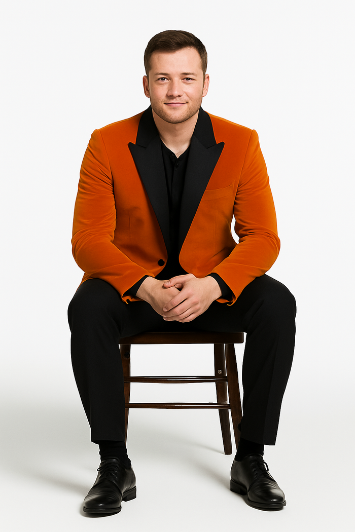 KINGSMAN EGGSY'S RIMMED COTTON-VELVET TUXEDO JACKET